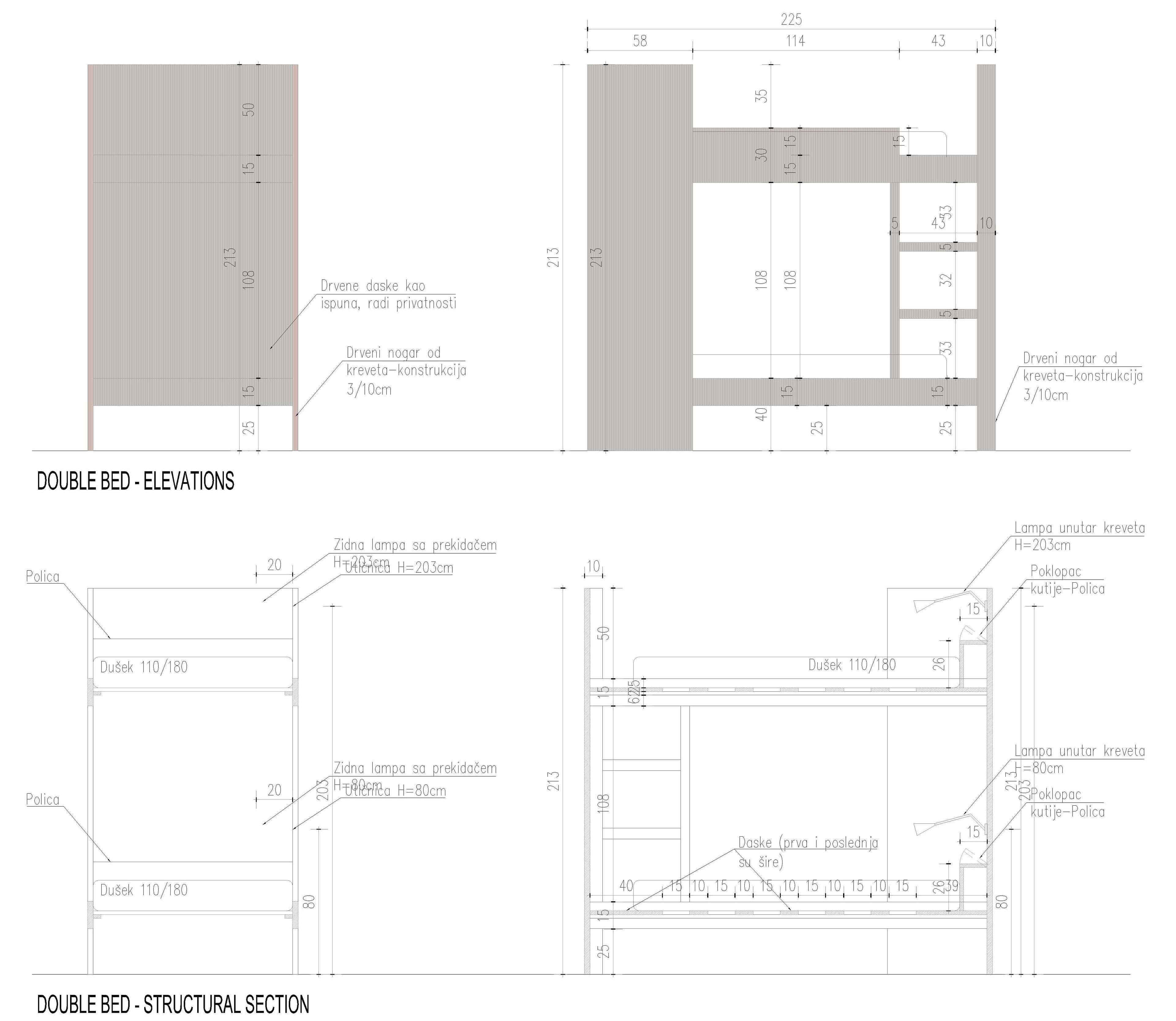 Room interior with decorative pattern