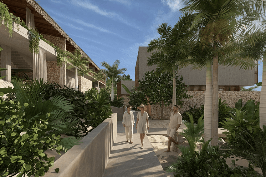 Sunway Hotel Complex exterior walkway